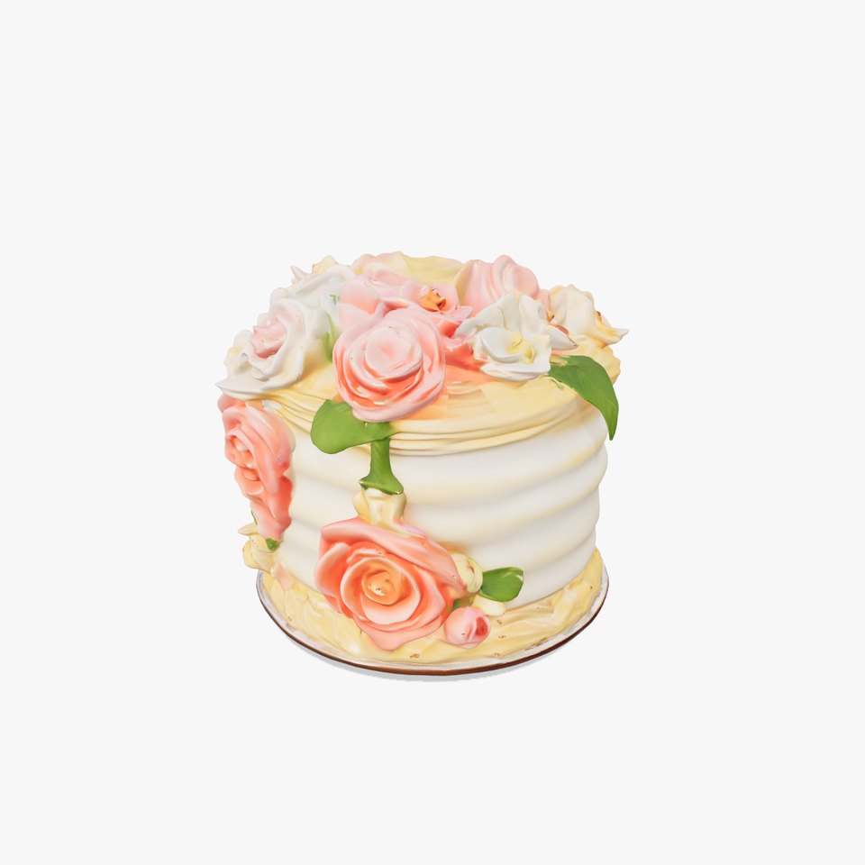 Floral Cake Design model pack